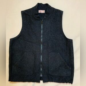 Vintage Filson Wool Mackinaw Vest Jacket Coat Men’s XL Charcoal Style 121